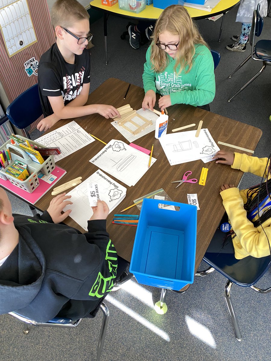 PrassPaxson's tweet photo. It was monster mayhem in Mrs. Gouge’s class today! Collaboration and cooperation skills were in action. Students experiment to determine if their chairs would hold their Monsters? 🎃@KetteringSchls #EngagedCollaborators https://t.co/Ionu6W8hwF