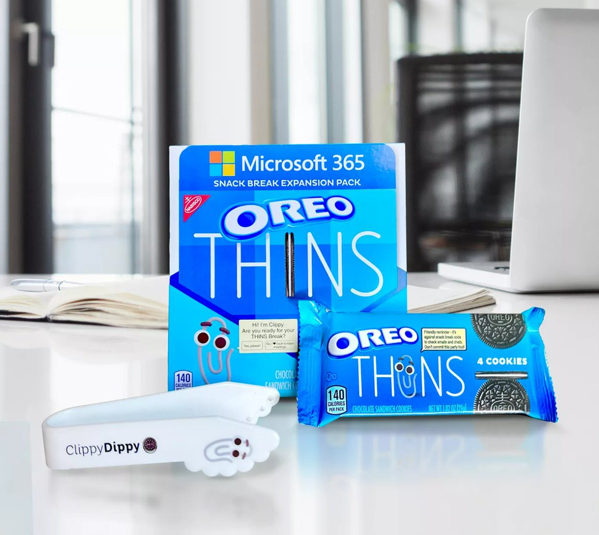 Celebrate #NationalChocolateDay by making adulting more fun with help from @Oreo and @Microsoft! We teamed up to create the THINVITE, a break delivered to your Outlook calendar. Enjoy a snack and dial into Teams to watch puppies return to the PAWffice! msft.it/6018ddLCp