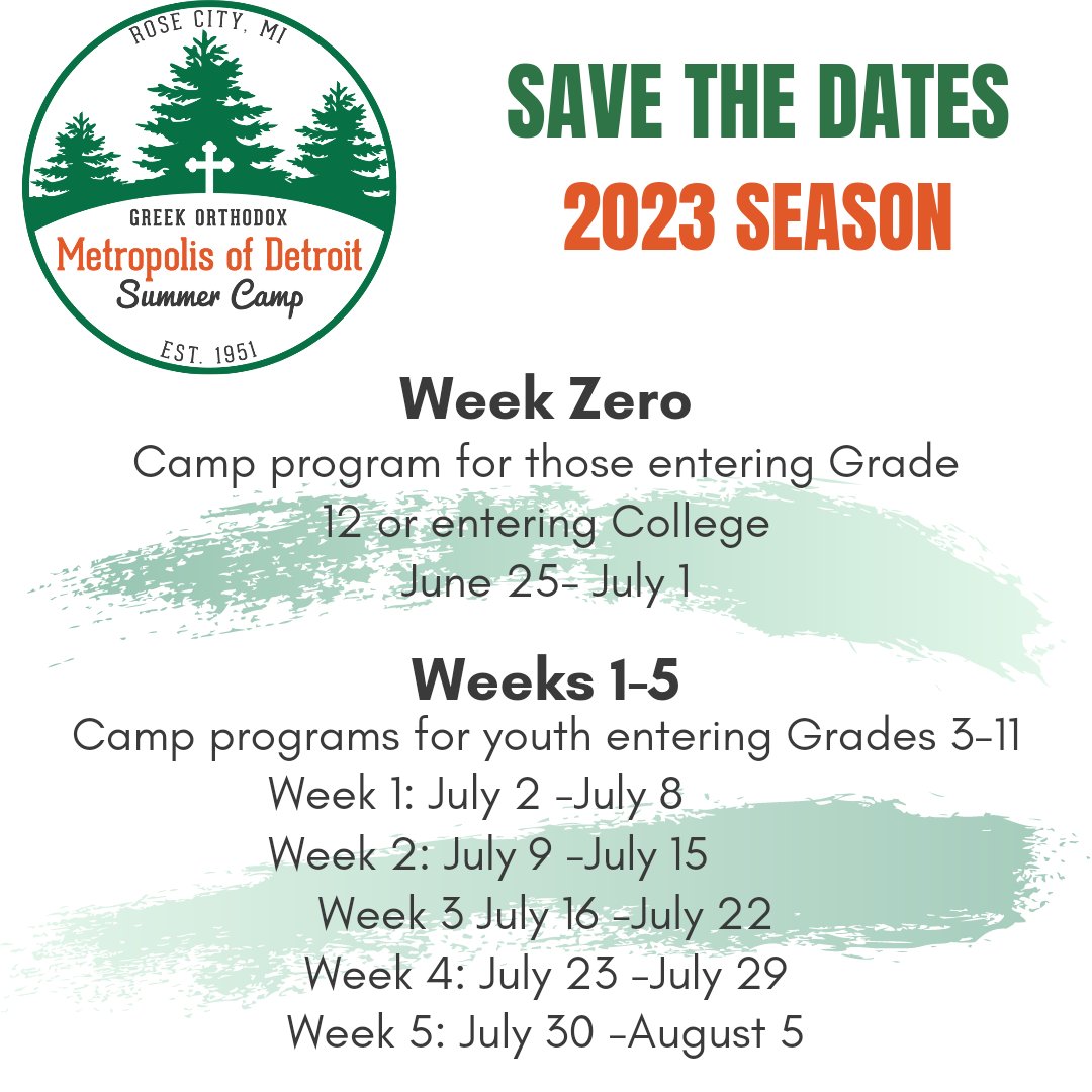 gomdsc's tweet photo. Save the Dates for the 2023 Season! 🤩🚣‍♂️🙏🥾🏕️⁠
⁠
Week Zero:
June 25 - July 1⁠
⁠
Weeks 1-5:
Week 1: July 2 -July 8 ⁠
Week 2: July 9 -July 15 ⁠
Week 3 July 16 -July 22⁠
Week 4: July 23 -July 29 ⁠
Week 5: July 30 -August 5 ⁠ https://t.co/ej4UPcBZ96