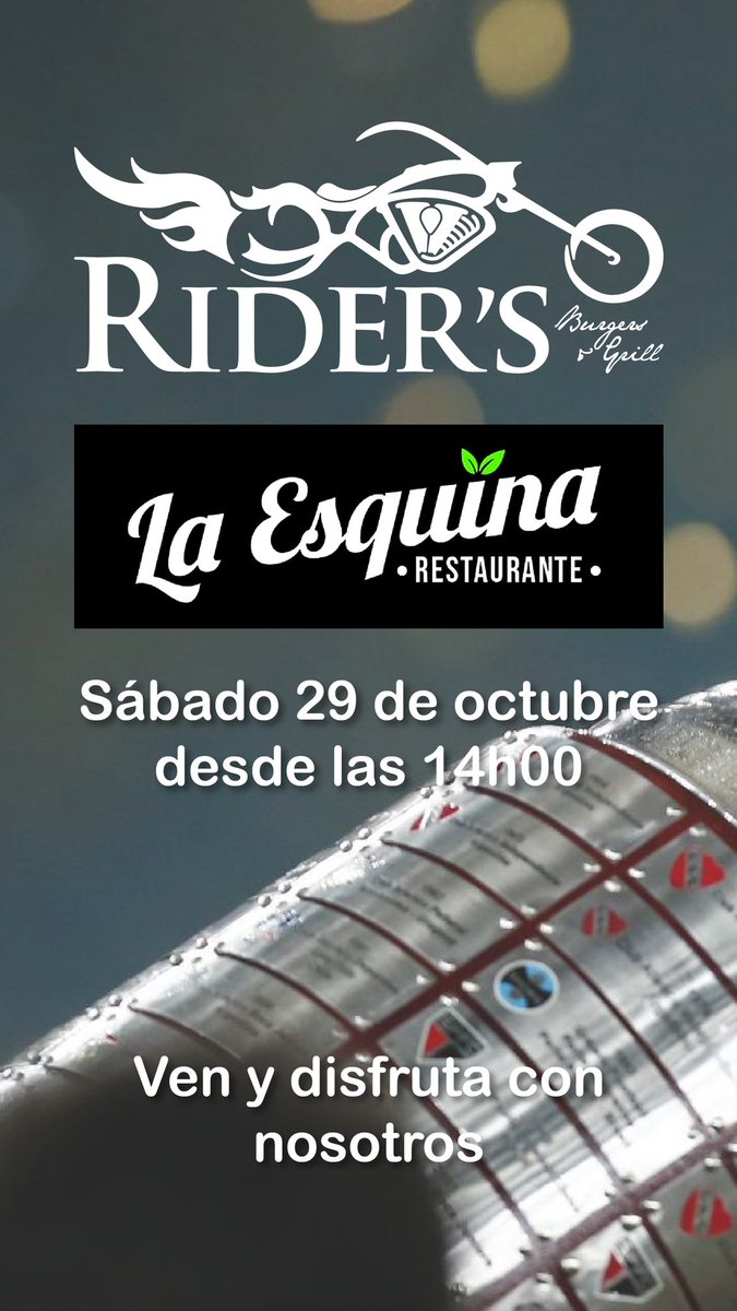 RidersBurgerGye's tweet photo. Tienes Plan este sábado? Desde las 14h00 tendremos algo especial, @RidersBurgerGye y #LaEsquinaUrdesa te tenemos el #ComboFinal para que disfrutes de una deliciosa #RidersBurger con papas y una cerveza a un precio de Locura y puedas ver el partido de la final de la Libertadores! https://t.co/KVKiQyEuFk