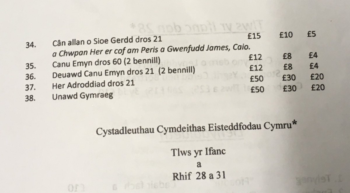 EPumsaint's tweet photo. Eisteddfod yn dechrau bach dros 12 awr. https://t.co/actcO9s8MX