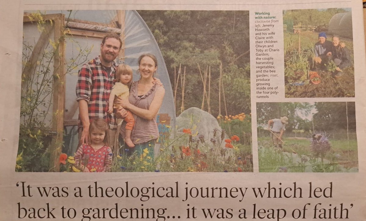 Lairdhse06's tweet photo. Jeremy &amp; Claire Haworth talk about their journey to producing, gardening and to #SocialFarming on their farm Charis Garden Ballyadams Co. Laois @laoispartner https://t.co/wxE4RUuEOt