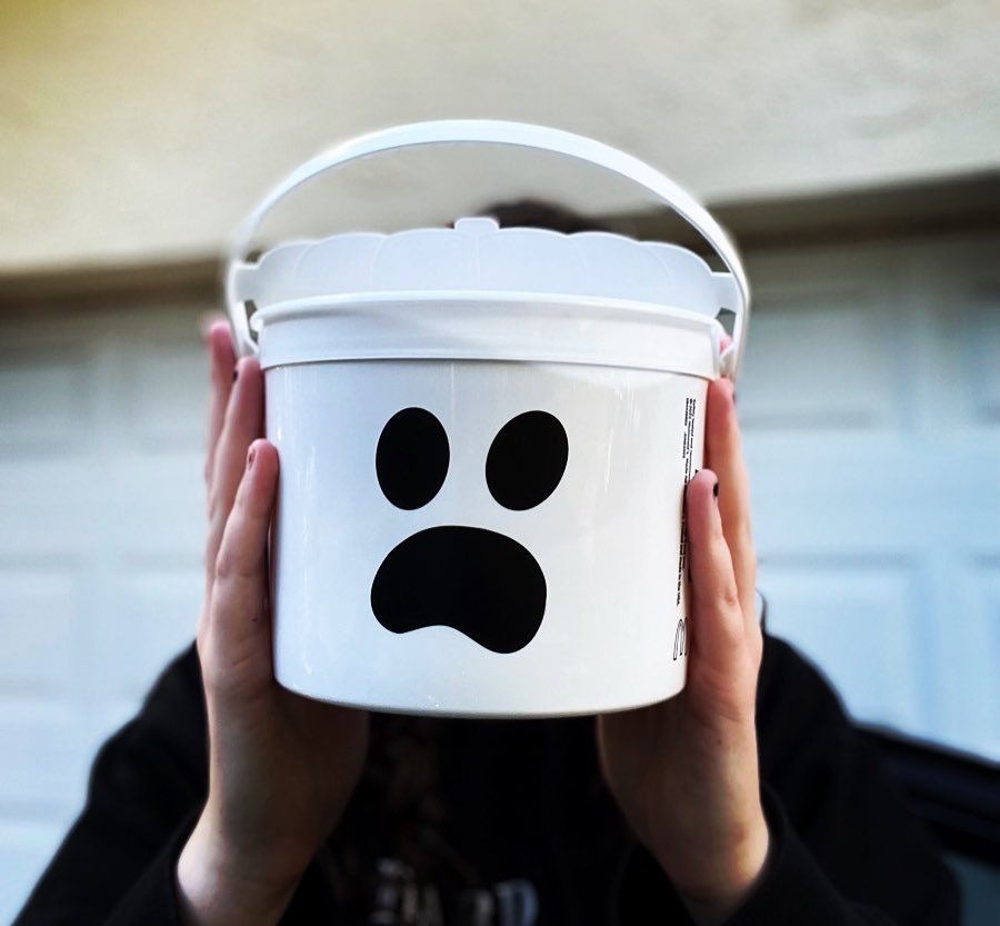 AsToldByGaby's tweet photo. I might not have a boo, but I got a McBoo bucket today at @McDonalds and that’s obviously way cooler. #mcdonalds #mcboo #happymeal #halloween #boobuckets https://t.co/GnlESwqBeT