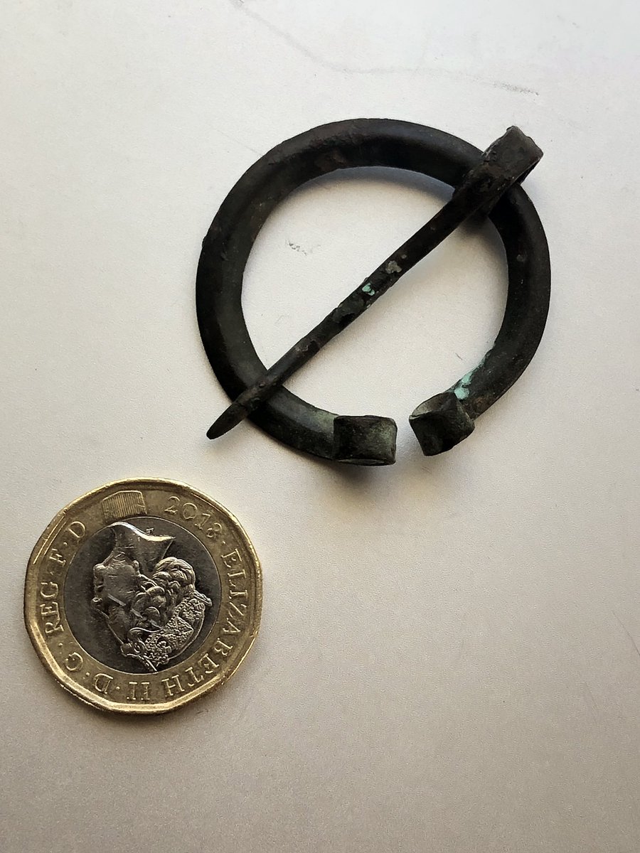 MarkThompStuff's tweet photo. A #viking #penannular #brooch found in County Down near Newcastle in the 1950s. Dated to about 1000AD. Purchased a few years ago from a specialist Viking antiquities collector in York https://t.co/9mfqsf9Vac