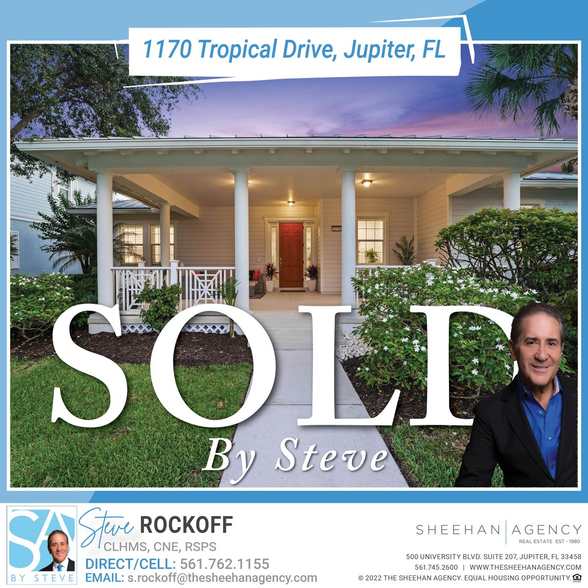 SOLD by STEVE! 🎉
Mallory Creek
📍1170 Tropical Drive, Jupiter, FL 

Steve Rockoff
561.762.1155

#sold #justsold #closingday
#realestate #thesheehanagency
#RepresentedtheBuyer #buyersagent
#jupiterfl #jupiterflorida #jupiterrealestate
 #DowntownAbacoa #AbacoaFL #abacoajupiter