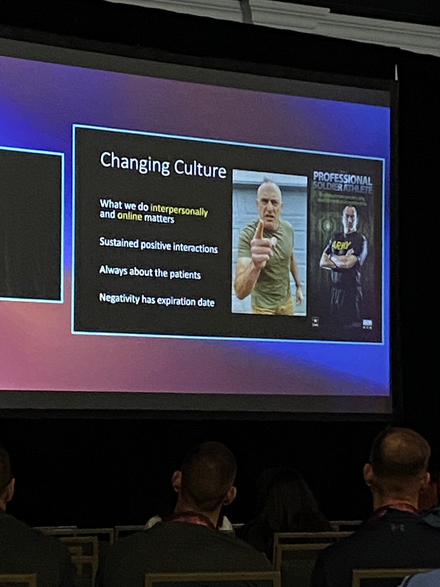 “Negativity has an expiration date” Thank you COL <a href="/jasonsilvernail/">Jason Silvernail DPT,DSc</a> for your distinguished lecture!