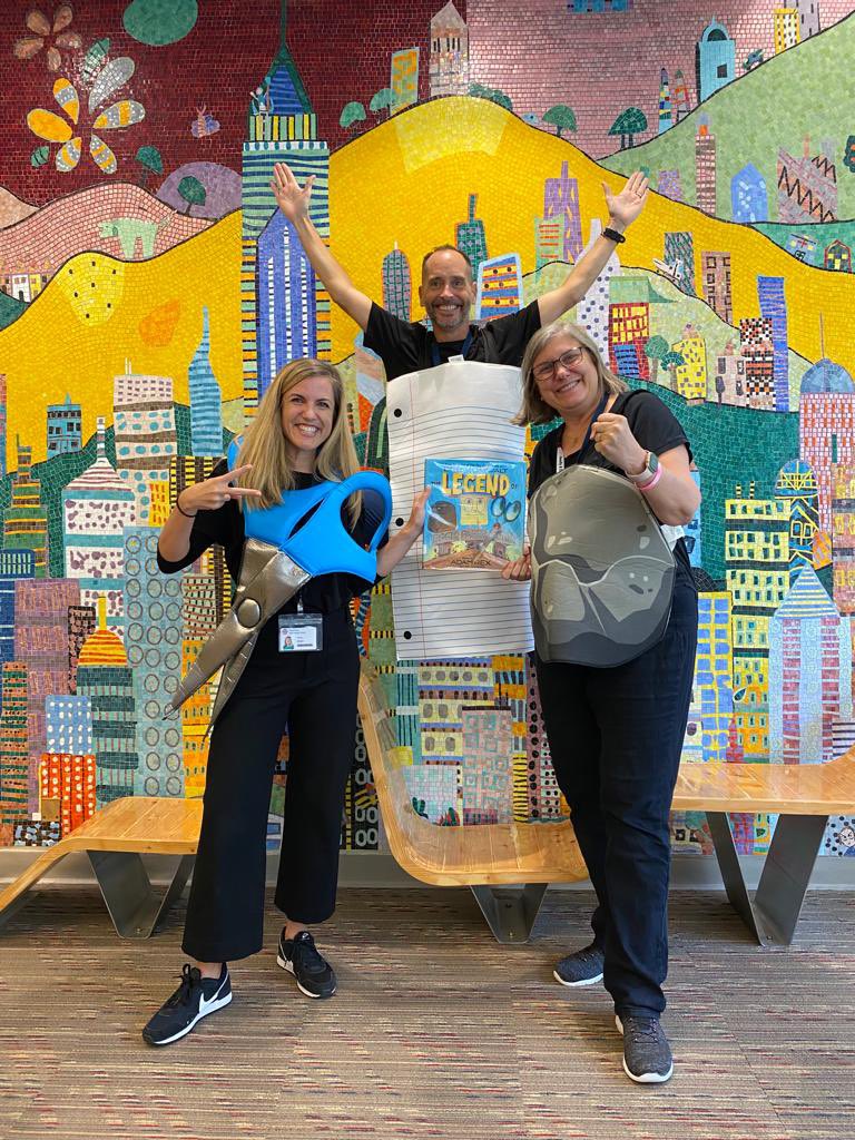 “The Legend of Rock Paper Scissors” made quite the Book o ween costume and dramatic reenactment at our LP assembly.  <a href="/HKIS/">Hong Kong International School</a> #hkis