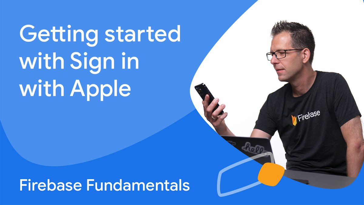 📱🥳 Implementing sign in with Apple using Firebase Authentication just got easier. @peterfriese covers how it works, connecting sign in with Apple to your Firebase project, handling the sign in flow, what a nonce is, & more. #FirebaseFundamentals ➡️ goo.gle/3TSYyPJ
