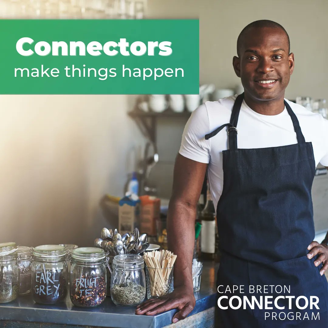 CBConnectorPrgm's tweet photo. Connectors make things happen by helping newcomers and new graduates build their networks and find success in Cape Breton - Unamaβki. Learn more about how you can become a Connector here π
https://t.co/R5yhfFs4kH
#volunteer #cbconnectorprogram https://t.co/Gx9slqdfd2