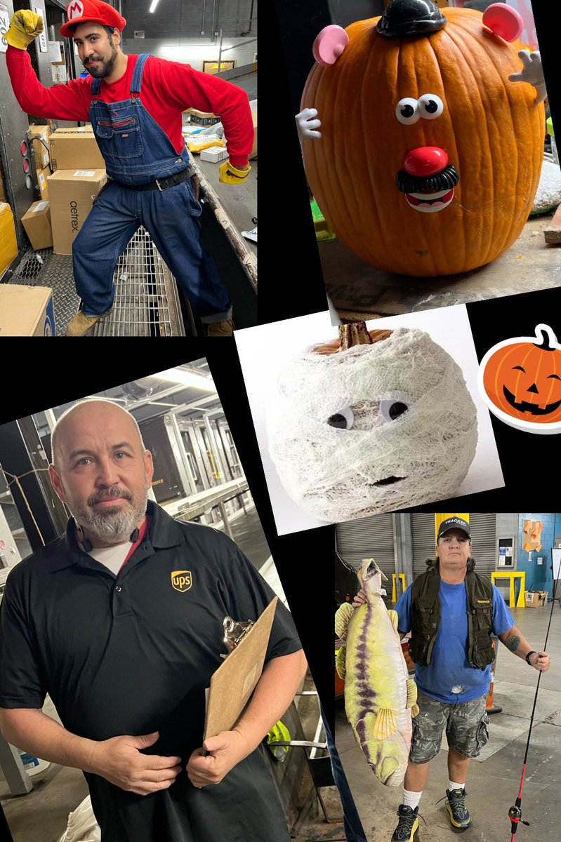 Don’t get spooked on safety! Northside’s 7th annual Halloween and pumpkin decorating Contest! @RedRiverUPSers @UPS #SafetyFirst #Halloween #Scary #Mario
