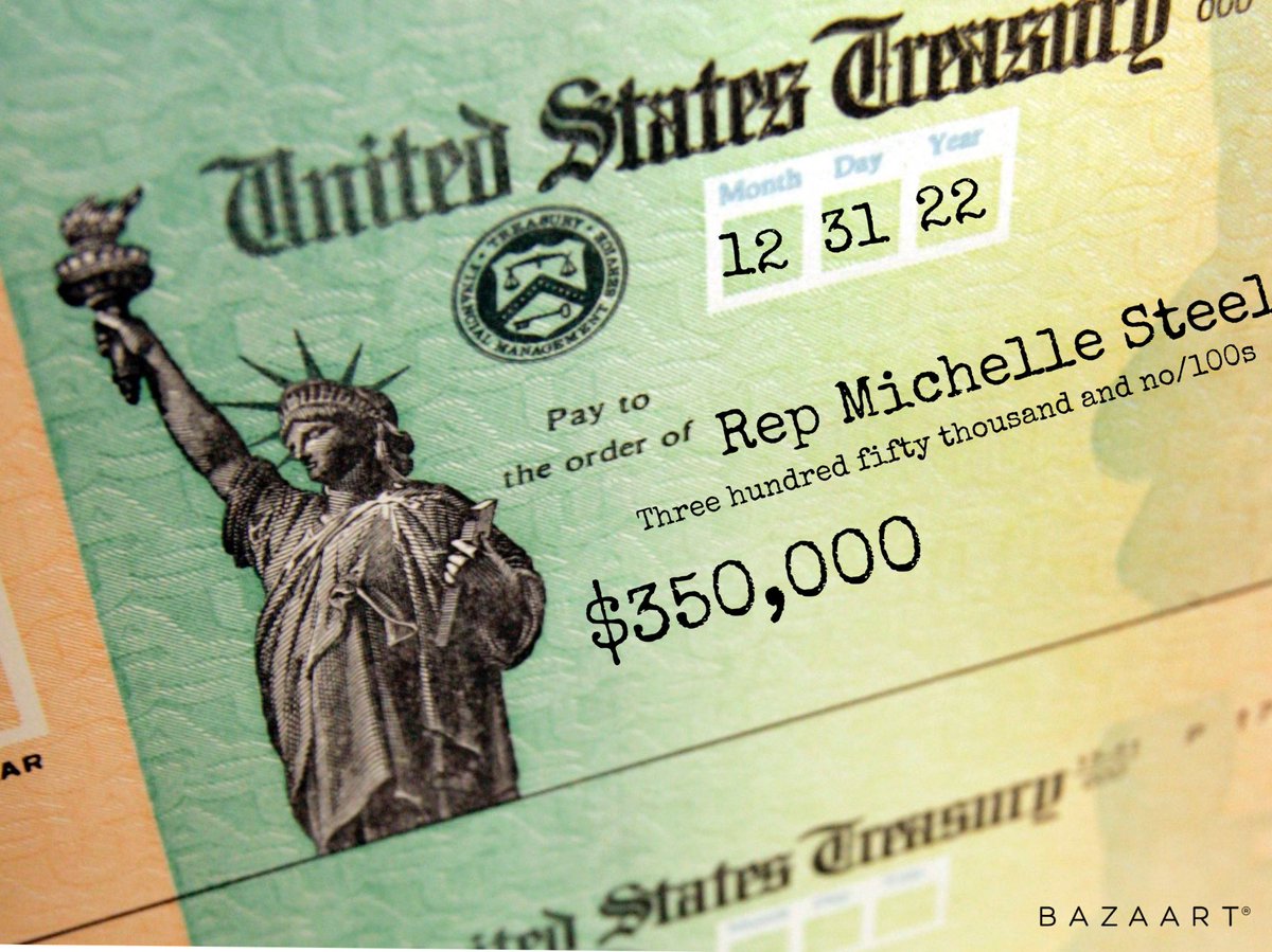 LarryTenney's tweet photo. @MichelleSteelCA Voters pay you $350k. For what? #DoNothingMichelle https://t.co/qgNI96jOzG