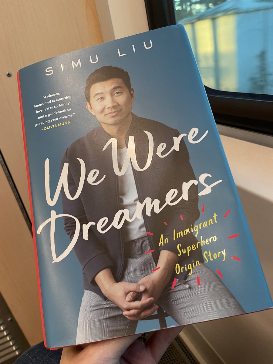 Just started #WeWereDreamers by <a href="/SimuLiu/">Simu Liu</a> for a secondary school teachers’ Anti-Oppression Book Club. Already smiling. Grateful it was recommended. Can’t wait for students to see themselves represented.