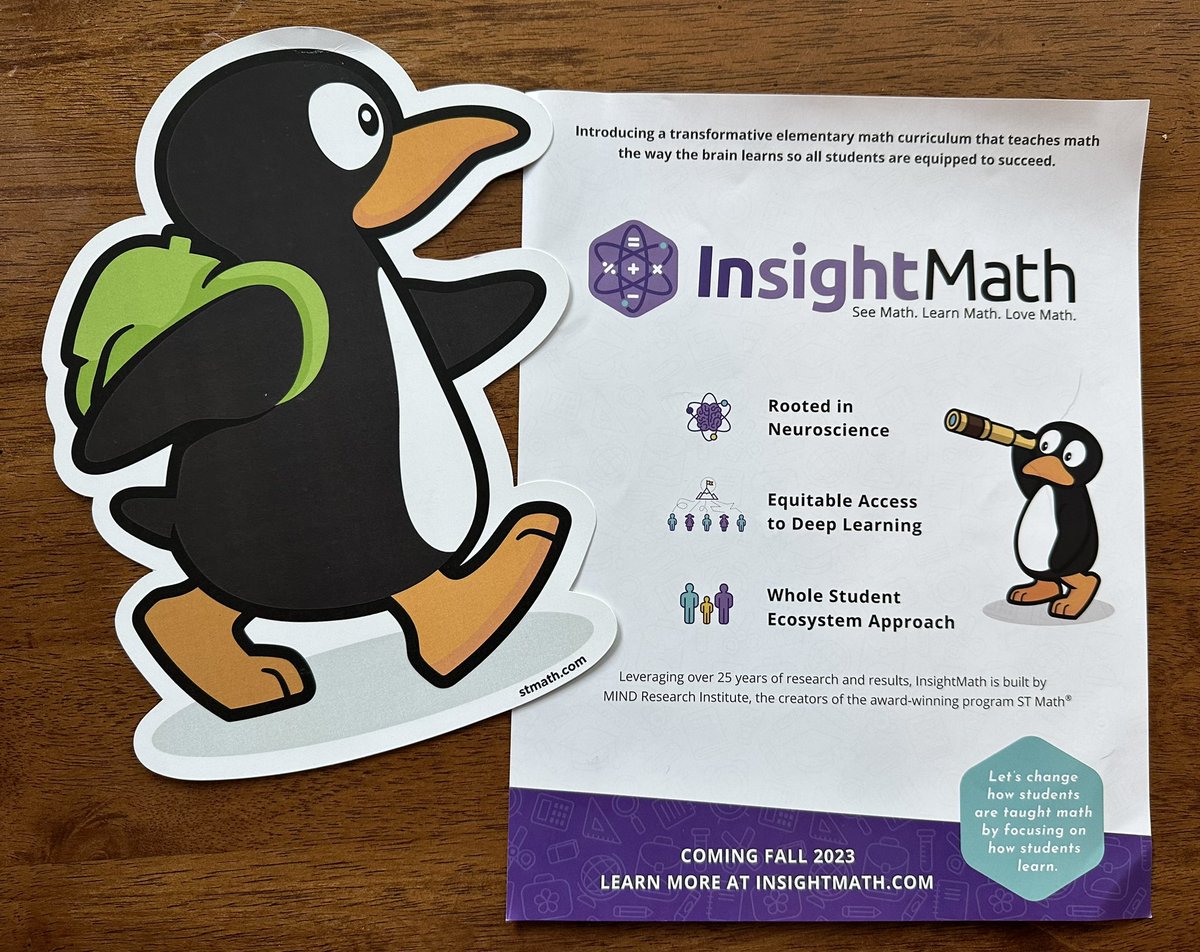 Look who I found at this year’s @ohioctm conference! JiJi from @stmath Was exciting to hear about the launch of Insight Math! Looking forward to seeing it in 2023! @MIND_Research