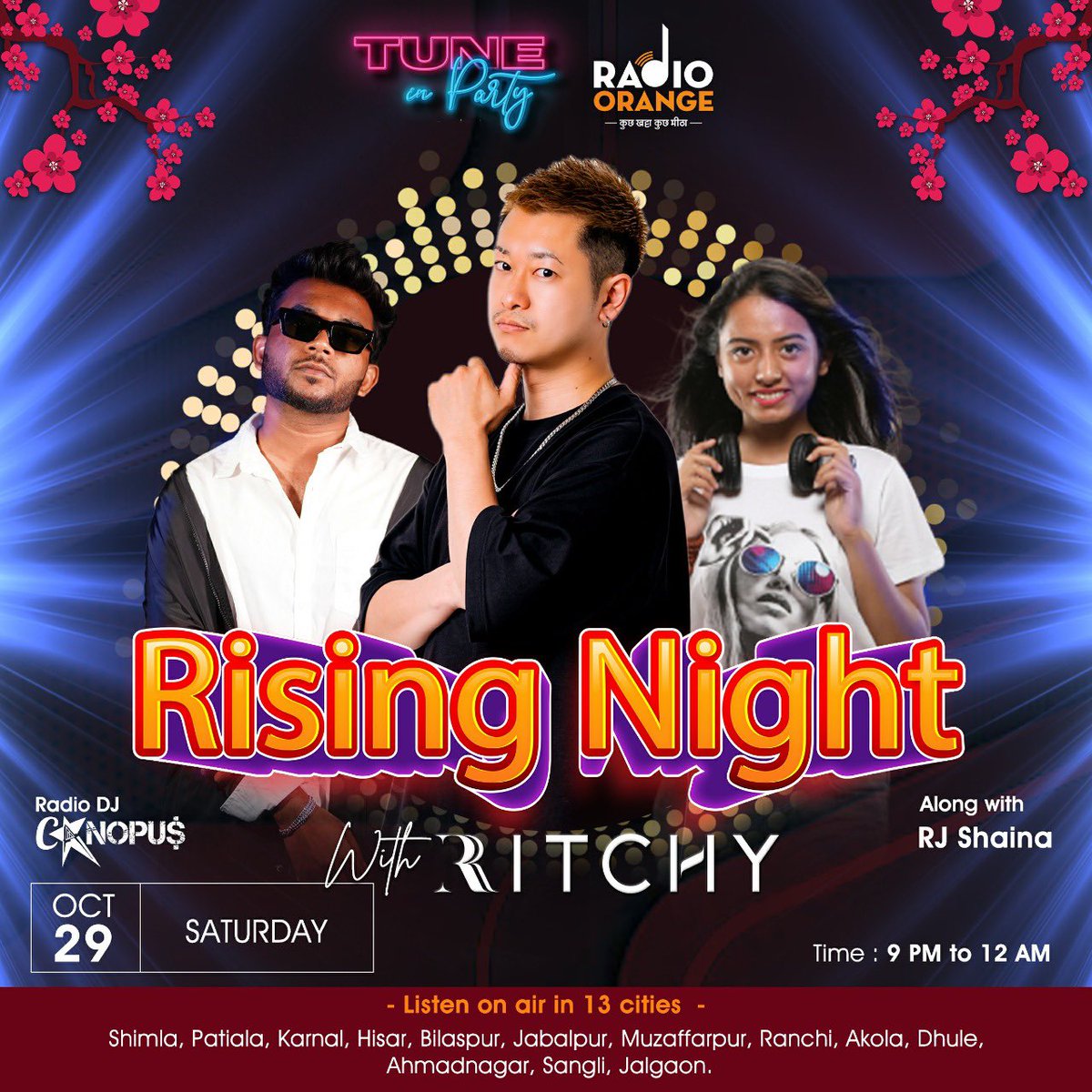 djritchyjpn's tweet photo. What's up India 🇮🇳👋
Tonight, I'll go live on tune in party alongside with @iam_canopus_ and RJ Shaina🤝

This is my first feature on a radio station in India! Thank you for having me!

Only on Radio Orange📻🍊⚡️
@radioorangefm 
"Kuch Khata Kuch Metha" https://t.co/rQavxteTnZ