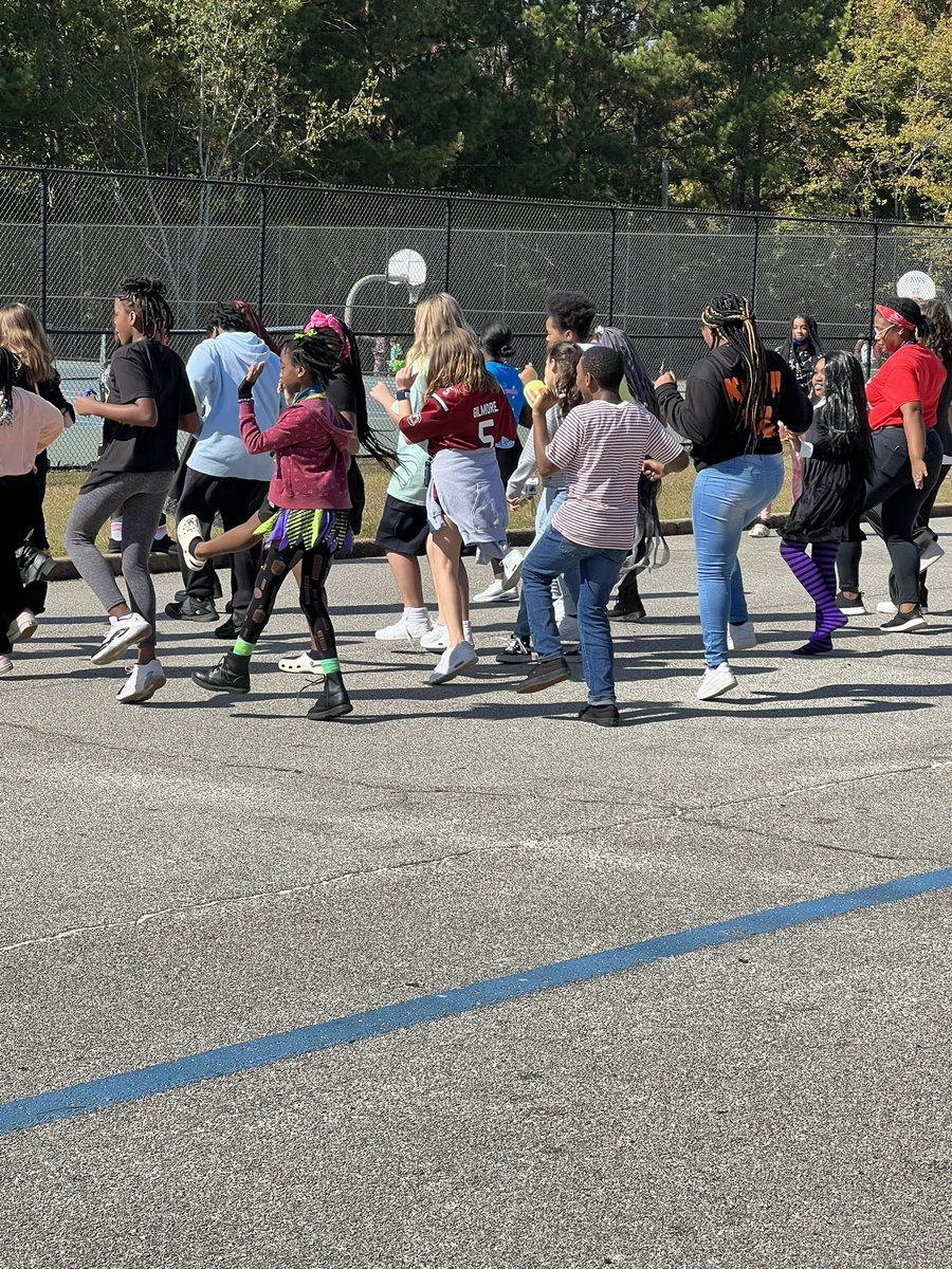 Wait- is that a TRex in the <a href="/CRISCougars/">CrossRoads Intermed.</a> dance off at the Fall Fest?