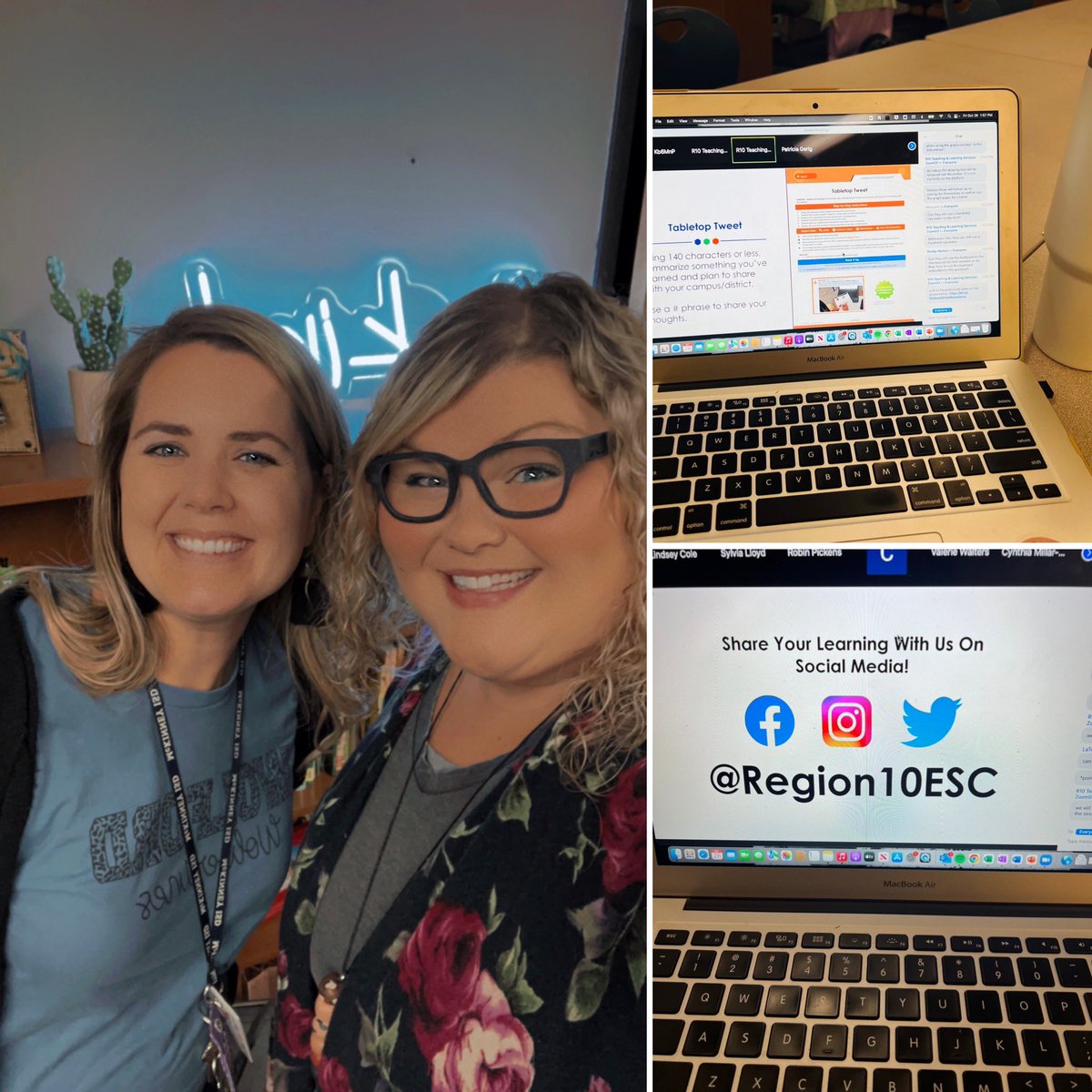Attending a STAAR zoom training is so much more fun with my amazing AP <a href="/Hrodriguezteach/">Heather Rodriguez</a> by my side! Collaborating with her is awesome and I feel so blessed to learn from her each day! <a href="/wolfordcampus/">Wolford Elementary</a> #misd #mymisd <a href="/Region10ESC/">Region 10 ESC</a>