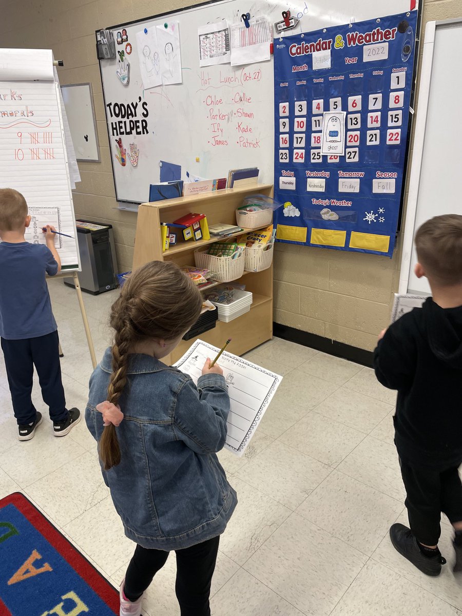 AMcGKinder's tweet photo. Our very first “Write the Room”…Ss enjoyed finding the Halloween themed pictures and writing the words! #kinderdetectives #readthepictures ⁦@NLESDCA⁩ ⁦@MQWSchool⁩ https://t.co/wGg8NMNzCs