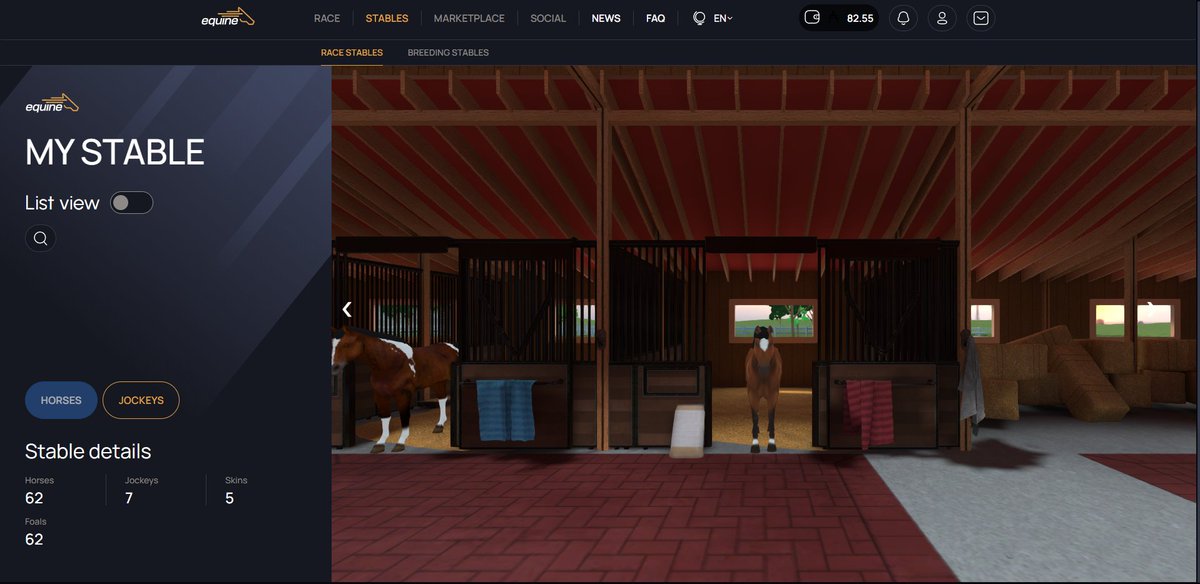 Moonboy7777's tweet photo. Finally able to connect my ledger. Thats so cool🔥❤️🐎 #NFT #CNFT @EquineNFT https://t.co/yVc4iuIU2g