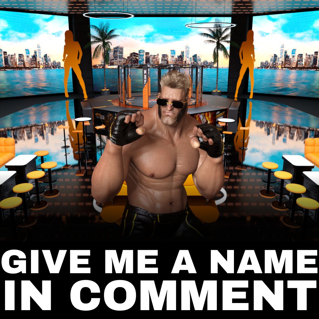 MetaRealFights's tweet image. We are asking the community to name this fighter if you have any suggestions, please share them here in the comments  👇 😉