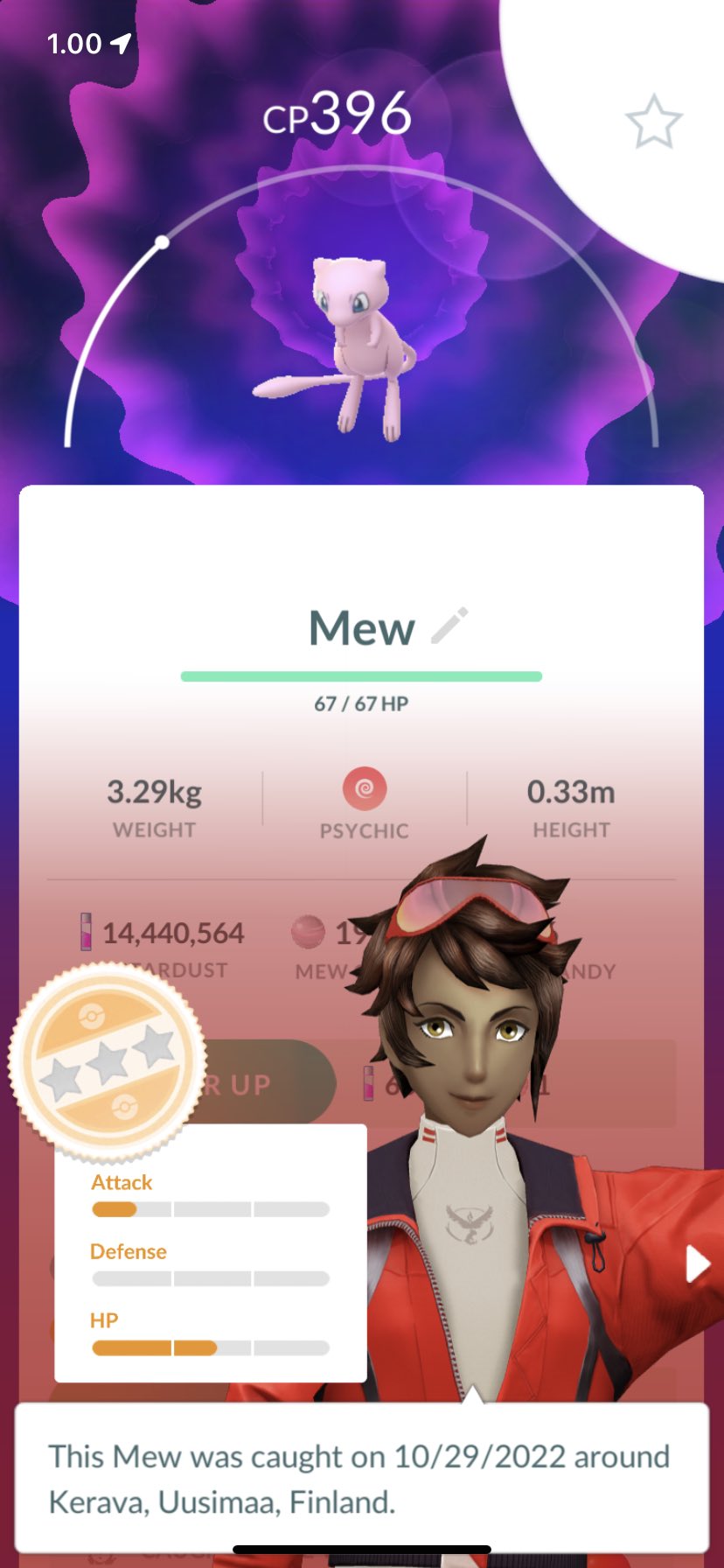 Level 50 Mew? #PokemonGO #Mew