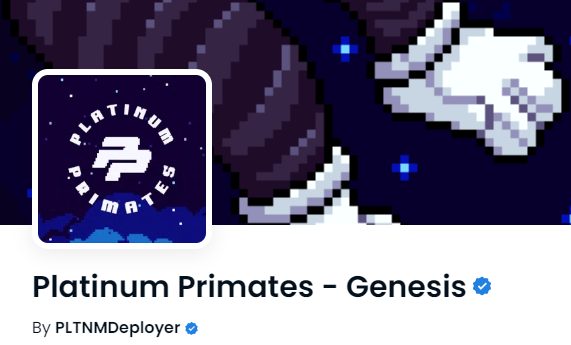PLTNMPrimates's tweet photo. Thank you @Opensea for verifying us! 🥰

Only 2,222 Genesis Primates will exist. 🦍

With over 60% of Primates staked, and users enjoying the utilities that come with owning a Primate - Platinum Labs continues to build a better future. 🛠

Join the army: https://t.co/GY5jiaQluG https://t.co/Lgomk2kvty