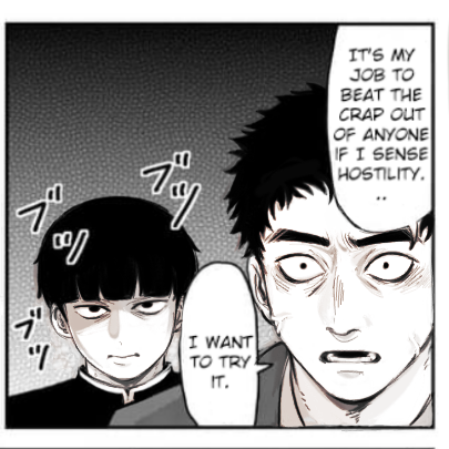 NNAHI10's tweet photo. i did another redraw :D 

#mobpsycho100 #serizawa #mp100 #manga https://t.co/eh0dvsScqk