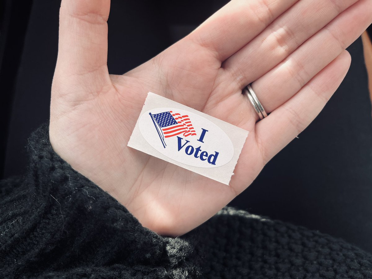 You know what they say, voting early is on time and voting on time is also on time.