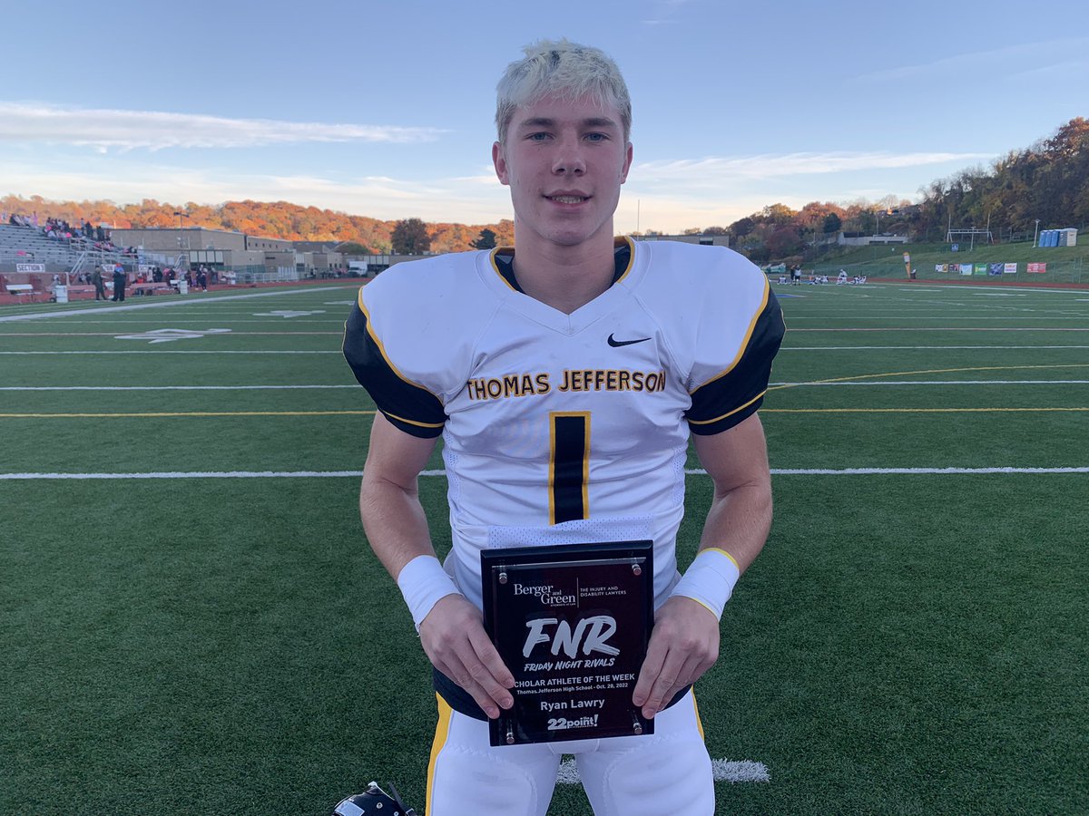 WEEK 9️⃣ <a href="/BergerandGreen/">Berger and Green</a> SCHOLAR ATHLETE ✏️

🍎 <a href="/RyanLawry2/">Ryan Lawry</a> of <a href="/TJHSJaguars/">TJHSJaguars</a>
