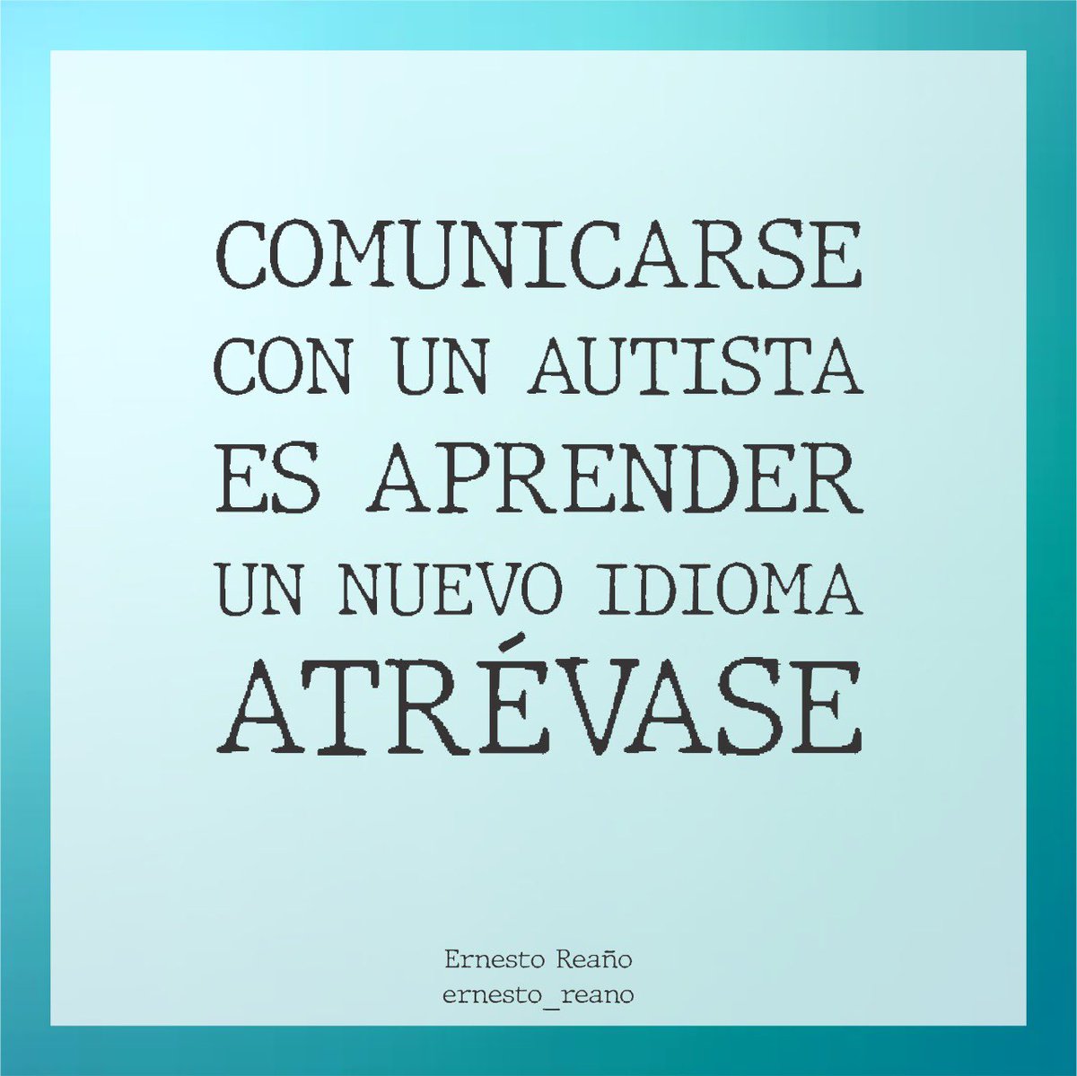 Reagno's tweet photo. Los autistas intentan “hablar en neurotípico” todo el tiempo.

¿Dónde está el problema de empatía?

Aprenda el lenguaje autista, conozca mejor su cultura. Aprenda empatía comunicándose en autista.

#Autismo #idioma #DobleEmpatía https://t.co/oFVIZYH442