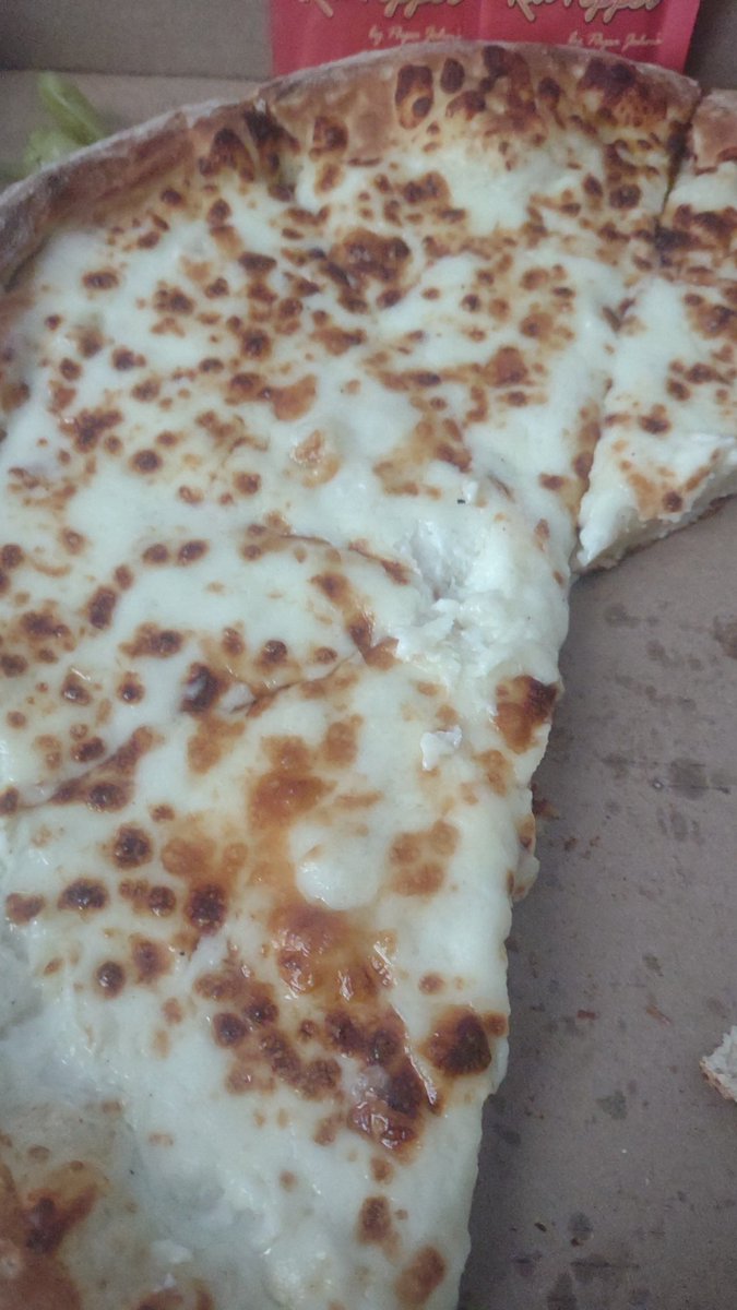 Dusty1702's tweet photo. @PapaJohns @QualiteeProduct bro you guys did t even cook my damn cheese on the pizza https://t.co/rI6RNpkwyz