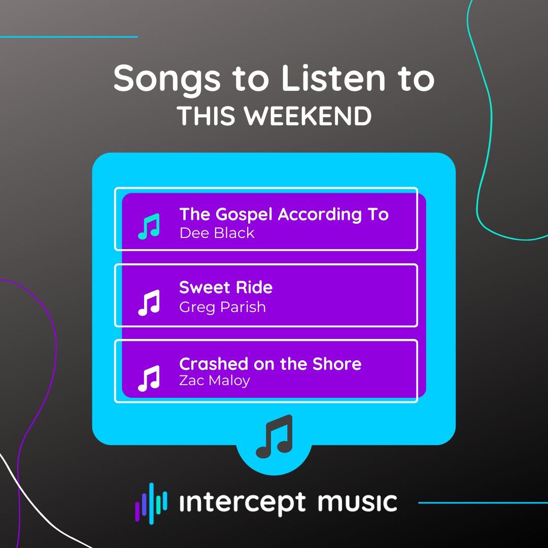 Intercept_Music's tweet image. Intercept had some FRESH tracks drop today! Don't forget to check out these jams this weekend 💯 💯 💯 

#InterceptMusic #Artist #NewMusic #NewMusicFriday #Singer #Songwriter #Producer #Music #Art #Country #HipHop