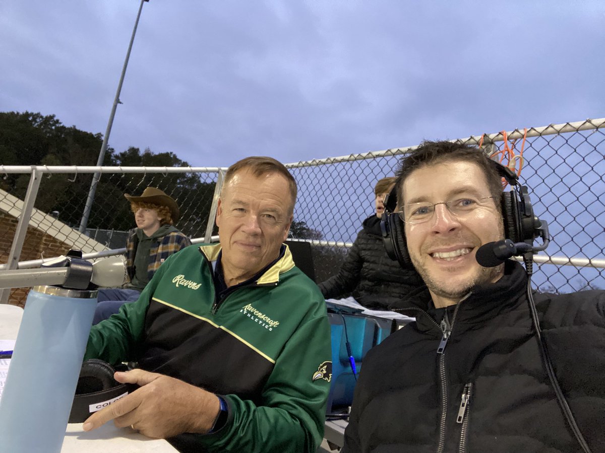 Davenathanonair's tweet photo. ⁦@RavensAthletics⁩ broadcast crew hits the airwaves at 7pm from NRCA. https://t.co/E5tvsYKbGF