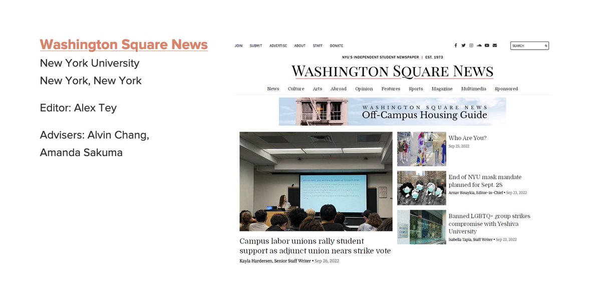 phoebeposting's tweet photo. could not be more excited about this — we won a PACEMAKER!

so proud of the @nyunews team for all the work we've done to create a truly excellent online publication.

https://t.co/OjAvjfy9a4 https://t.co/tQlHRvta85