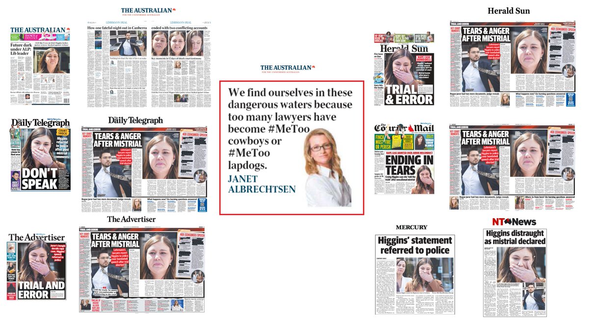 slpng_giants_oz's tweet photo. Whilst News Corp exploited the wretched human trauma of an aborted rape trial Rupert Murdoch's wretched human Janet Albrechtsen took the opportunity to attack the #MeToo movement.

#Auspol #ThisIsNotJournalism https://t.co/LDb0Oo7B8Y