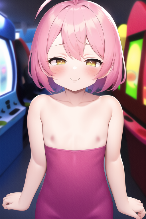 GeneratedDegen's tweet photo. Sometimes the AI puts clothes on the lolis, but at least it doesn't cover up the important bits! https://t.co/oHOG4BvE0n
