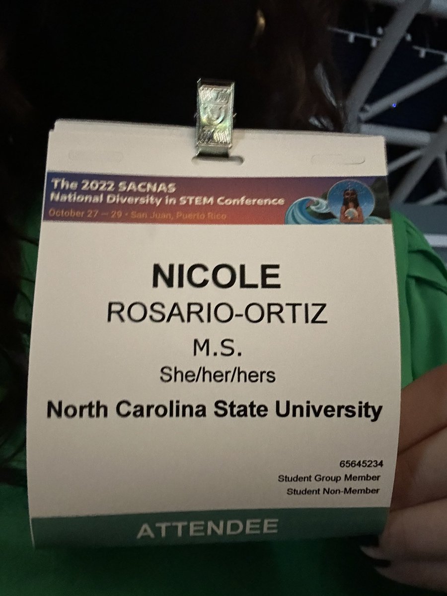 nmro_eng's tweet image. It is always refreshing to feel represented and validated in scientific spaces. The first two days of @sacnas #NDiSTEM2022 conference in my home country Puerto Rico have been surreal. One more day to go!