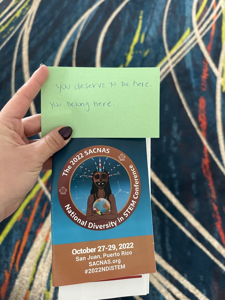 nmro_eng's tweet image. It is always refreshing to feel represented and validated in scientific spaces. The first two days of @sacnas #NDiSTEM2022 conference in my home country Puerto Rico have been surreal. One more day to go!