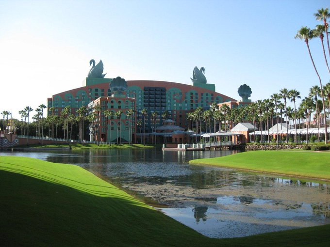 MintMickey's tweet photo. Even though I took this photo of the Walt Disney World Swan Resort, I have never been inside the Walt Disney World Swan Resort. #LittleKnownFactAboutMe https://t.co/PCecIKUhDt