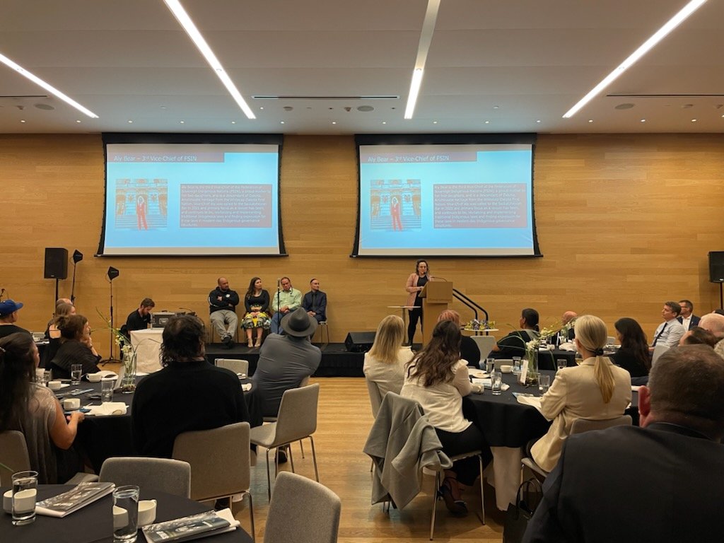 STR8UPsaskatoon's tweet photo. Big Thank You!  to everyone who came out to our first ever STR8 UP Art For Change Fundraiser last night. Amazing evening at the Remai with great food, powerful speakers and an amazing community of support. https://t.co/bn5WAyn9lr