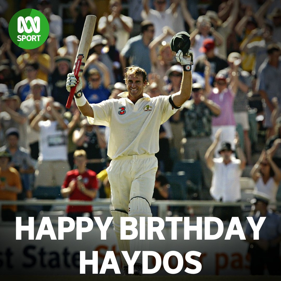  Happy Birthday to the great Matthew Hayden!

What\s your favourite Haydos memory? 