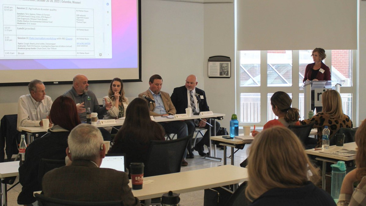 Greatful for the opportunity to speak on agriculture/natural infrastructure/flooding/water quality with <a href="/agwaterdesk/">Mississippi River Basin Ag & Water Desk</a> and fellow panelists today at <a href="/mujschool/">Mizzou Journalism</a>. Love their insightful reporting!