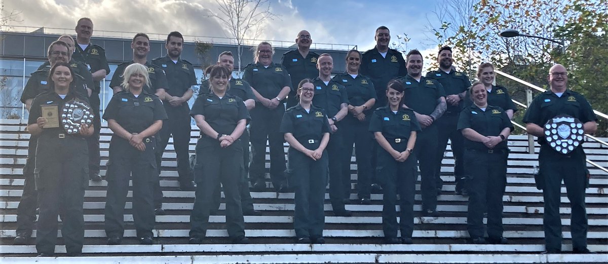 NigelRuddell's tweet image. Great to join the students completing the @NIAS999 #AAP14 course today in Coleraine; special congratulations to Lizzie Williamson on winning the Tommy Glenfield Award for endeavour, and Nathan Simpson who received the Allister Barr Shield for the highest performing student