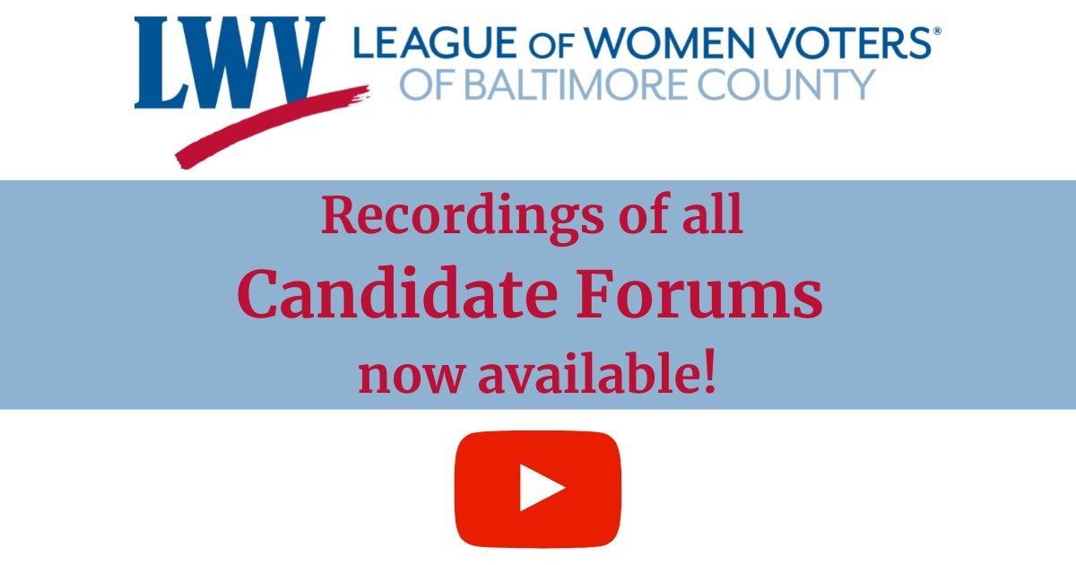 League of Women Voters of Baltimore County tweet media