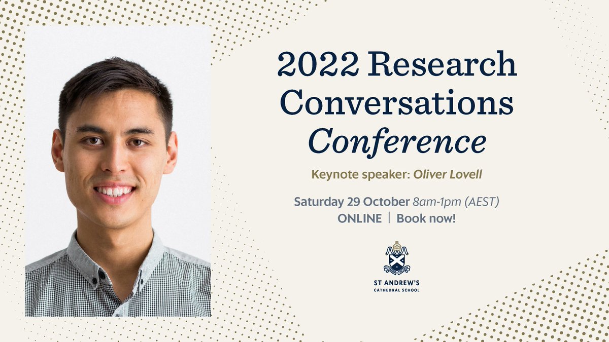 SACSLearn's tweet photo. Oliver Lovell @ollie_lovell is sharing a collection of insights gained from interviews with the world's top educators &amp; researchers, as well as a collection of tools &amp; techniques that can help educators navigate the goldfield, &amp; minefield, that is education research. #ResCon22 https://t.co/k76bwc0jMx
