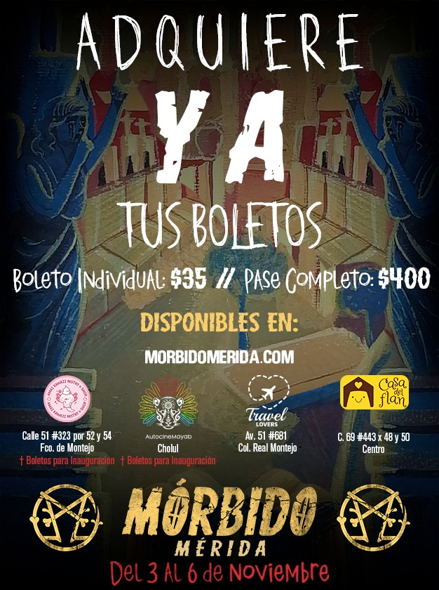 morbido_merida's tweet photo. ¡Ya puedes adquirir tus boletos! 

Para la función de inaugural se requiere un boleto de inauguración que puedes conseguir en nuestros puntos de venta.

En nuestra página https://t.co/omNcJldIR5 podrás encontrar el programa completo y comprar tu boleto para la función que desees. https://t.co/A76BdYIYWV