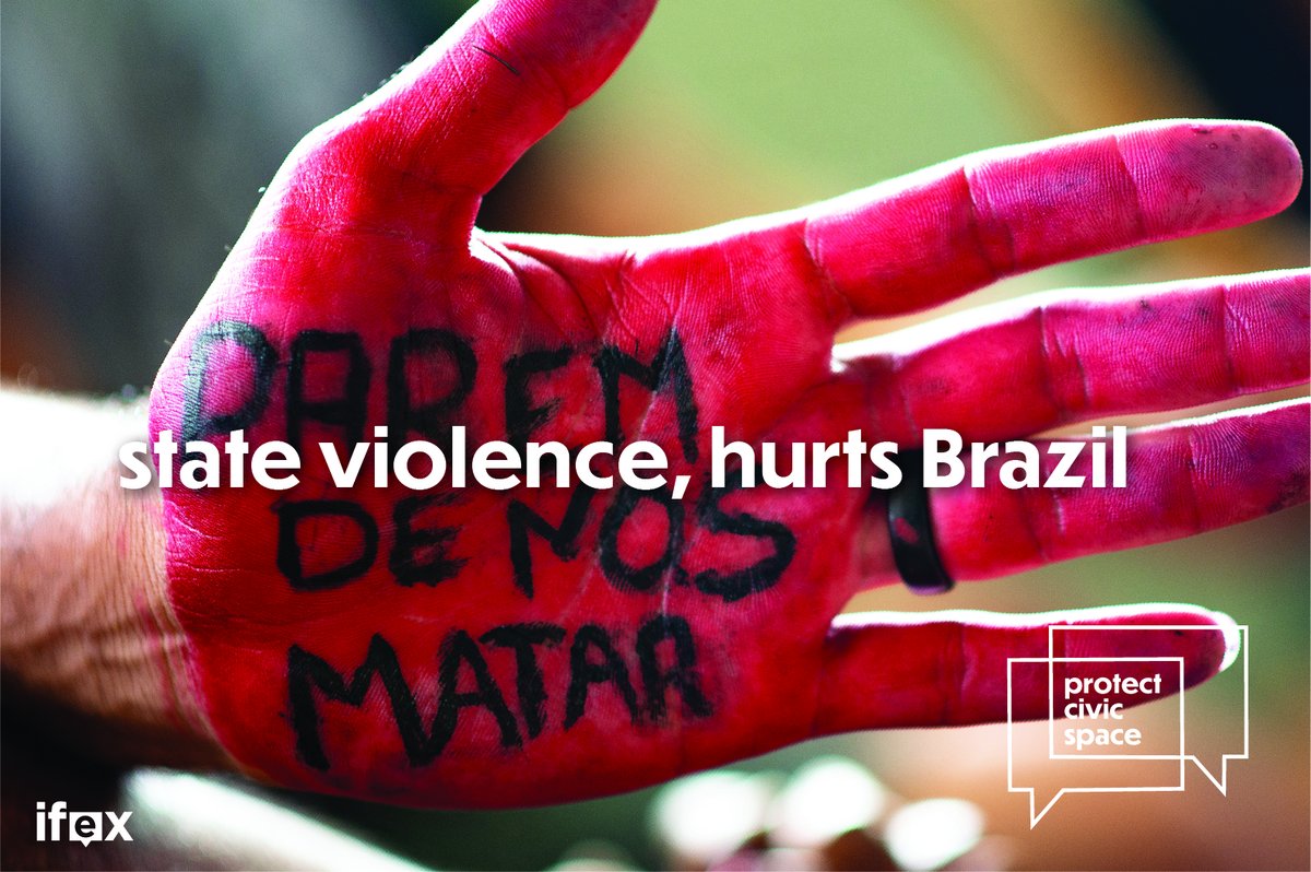 IFEX's tweet photo. When you don’t vote, you deny yourself the chance to express your political views. Don’t be silent! Participate! Brazil’s democracy needs you. #BrazilElections #DefendJournalism #ProtectCivicSpace https://t.co/cuOdh0WEoN