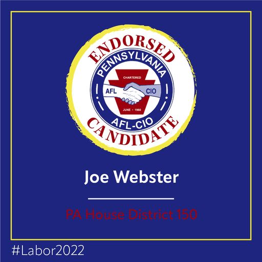 PaAFL_CIO's tweet photo. On behalf of 700,000 working men &amp; women in PA the #PAAFLCIO is proud to endorse the following candidates from Montgomery county in Pennsylvania’s 2022 General Election. @RepJoeWebster @RepGuenst @RepToddStephens 
 #Labor2022 #1U #Vote #UnionProud #UnionStrong https://t.co/brZPejekZf