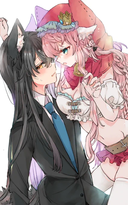 お菓子くれないとイタズラしちゃうぞー#創作百合 