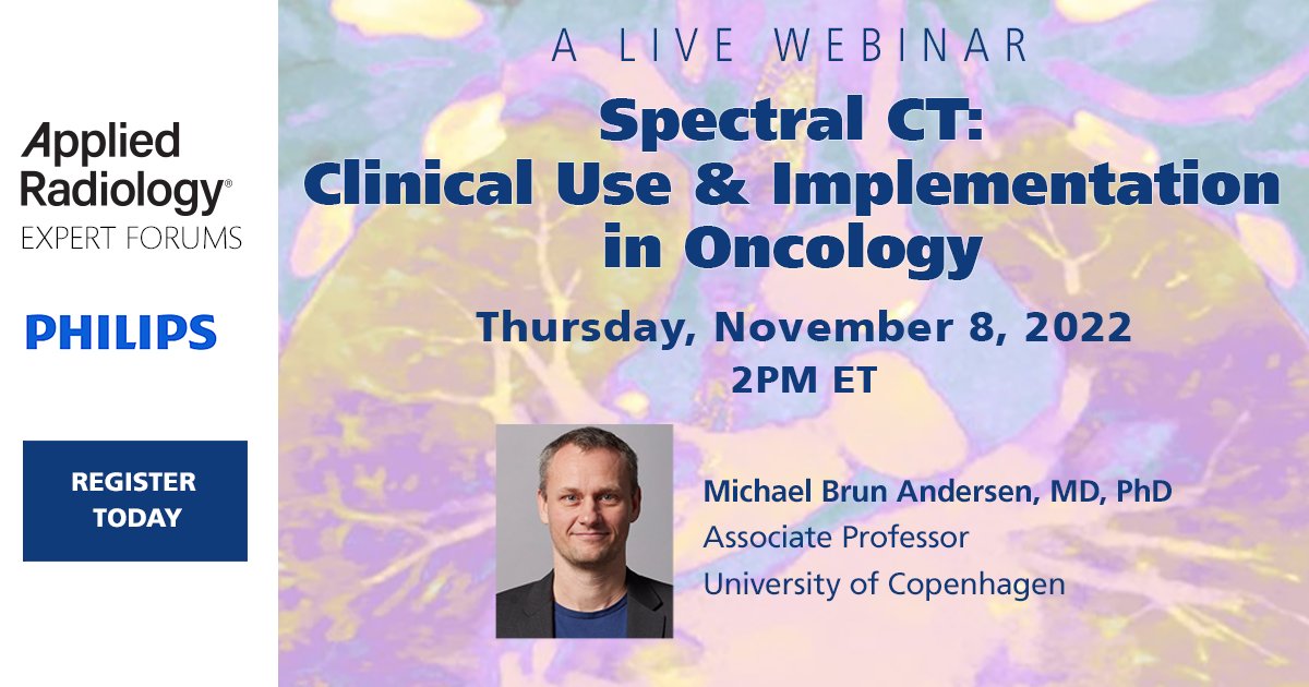 izmircongo's tweet photo. Register now to join Dr. Michael Brun Andersen and learn more on the clinical use and implementation of Spectral CT in oncology! 

https://t.co/YI1zrwDdpm

#spectralCT #Philips #livewebinar #oncology https://t.co/APRX2hejV2