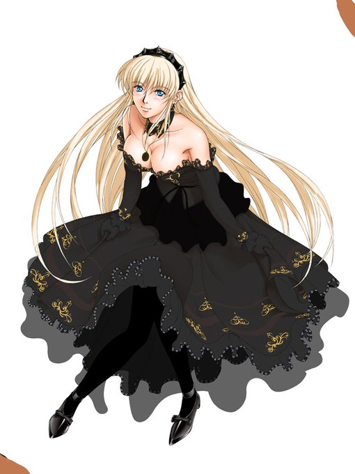 たまにいつもと違う今日の一枚。
今回は自分のアカウントのアイコンのフェリシアちゃんの服を塗ってる途中に遊びでブラック化したブラックフェリシアちゃん。😉
ブラック化すると無駄に模様が細かいのも良く分かりますね。🙂
今描いてる漫画もブラック化しようかと無駄にお悩み中。😑 